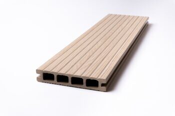 Террасная доска ECODECKING Praktik, цвет: слоновая кость
